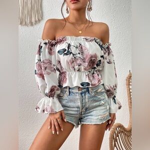 Floral Off-Shoulder Top